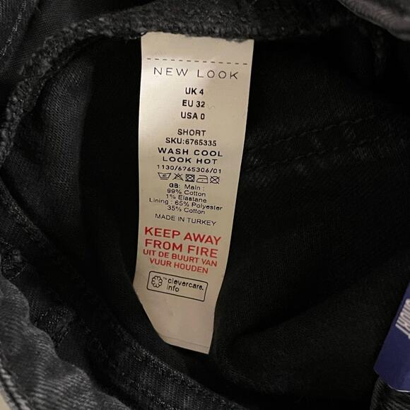 New Look Brooke Flare Jean in Black Wash Size UK4/US0 - Picture 7 of 7